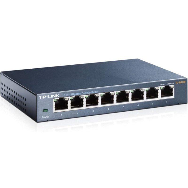 TP-LINK - Switch tp-link tl-sg108 v3.0 8 puertos/ rj-45 10/100/1000