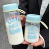 Прозрачные бутылки для молока и воды 400/600 мл бутылка для питьевой воды прозрачный пластиковый стаканчик для сока