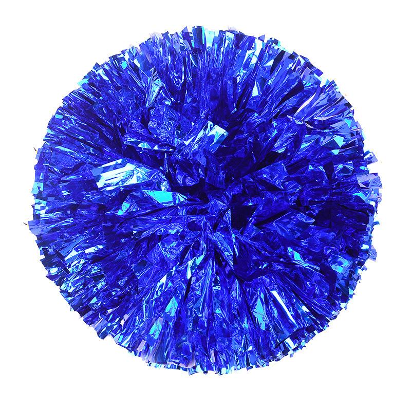 1 Pcs Plastic Double Hole Handle Cheerleader Pom Poms Metallic Streamer Club Sport Supplies Dance Party Club Decorator Tools