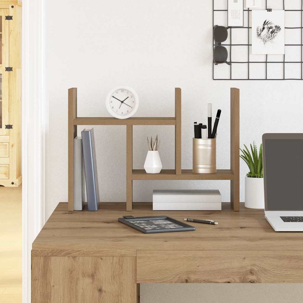 Desk Organizer Artisan Oak 34.5 x 15.5 x 35.5 cm