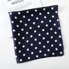Women Elegant Polka Dot Printed Bandanas Square Scarf Fashion Soft Satin Head Scarf  Handkerchief