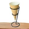 With Base Cupcake Cones Stand Rack Iron Art Snow Cones Stand Rack Ice Cream Holder  Kitchen Tool