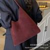 Large Capacity Bag Women's 2025 New Trendy Autumn and Winter Premium Sense Retro Suede Shoulder Bag Commuter Tote Bag