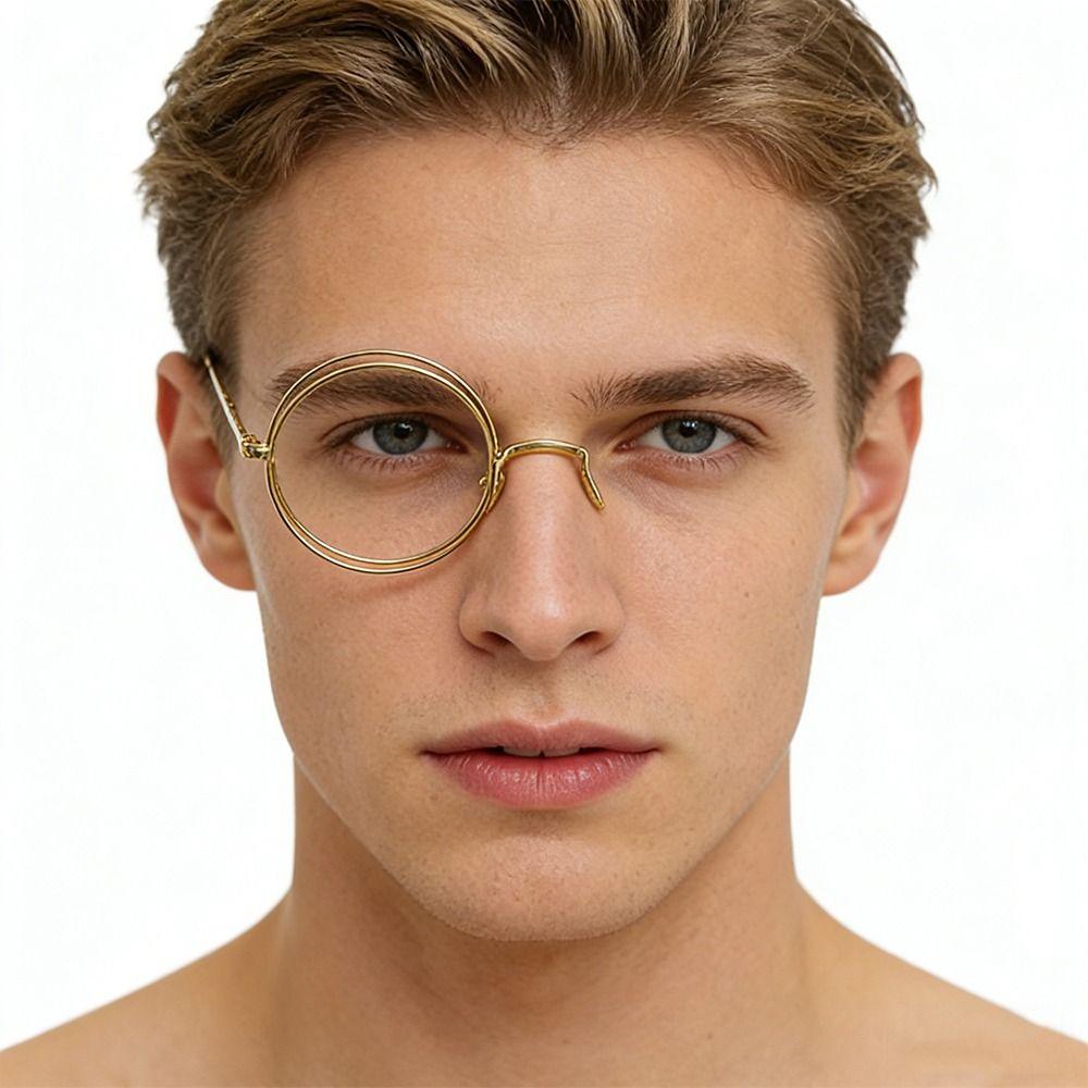 Односторонняя монокль-очки Унисекс Дизайн Стиль Стимпанк Модная оправа для очков Костюмированные вечеринки