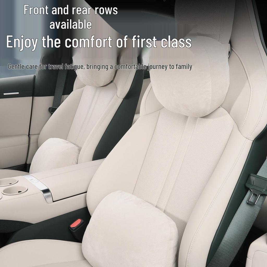 Xiaomi YU7 Car Interior Set: Magnetic Headrest, Lumbar Support, Hidden Neck Protector, Seat Cushion, Pillow.