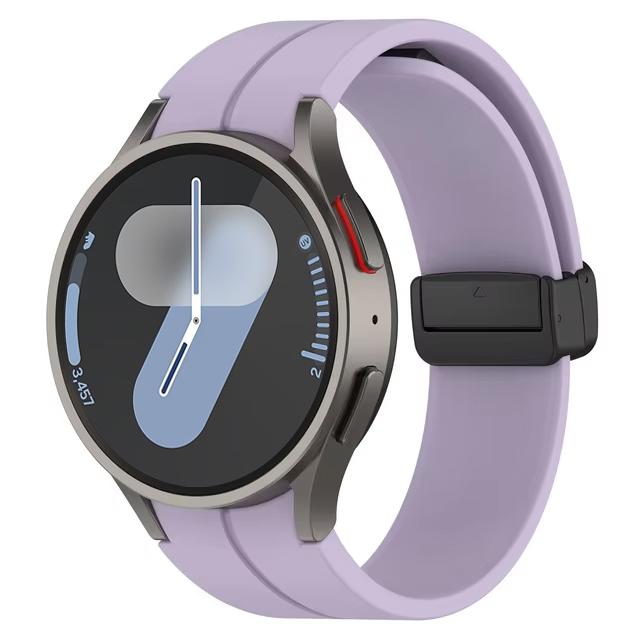 Ремешок для Samsung Watch 6 ремешок 7/4/5/5 Pro/4 6 classic 44мм 40мм Без зазоров Магнитный ремень Силиконовый браслет correa Galaxy Watch 7