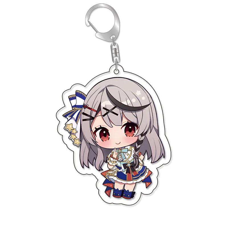 Lovelive Vtuber Накири Аямэ Сираками Фубуки Минато Аква Гавр Гура Милый Мультяшный Брелок Каваии Брелок Части для Сумки и Модный Подарок