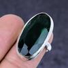 Натуральный Хромовый Диопсид Драгоценный Камень 925 Стерлинговое Серебро Ювелирное Кольцо Размер 6 C5v61