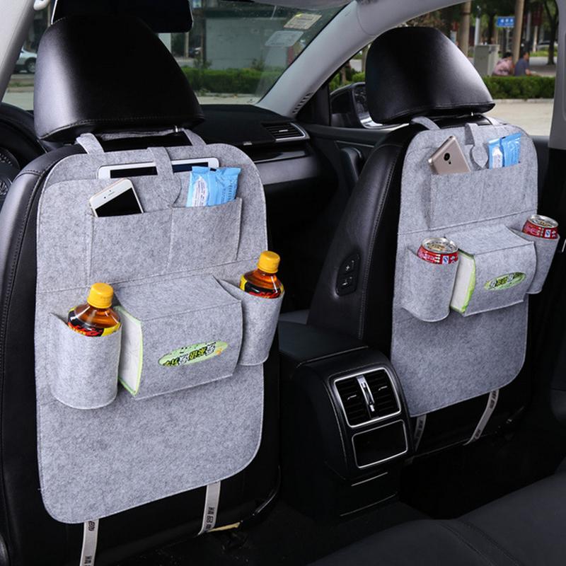 1PC Auto Car Seat Back Multi-Pocket Storage Bag Back Multi-Pocke Storage Bag Organizer Organizer Holder Accessory Car Seat Bag
