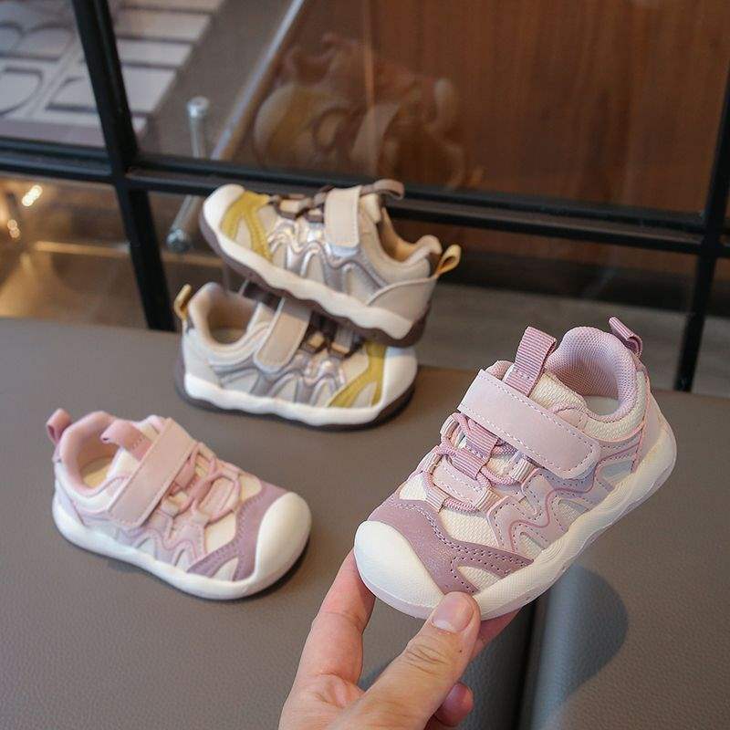 Новая обувь для малышей 2025 обувь осень мягкая подошва детская нескользящая функциональная спортивная обувь для девочек и мальчиков супермягкая
