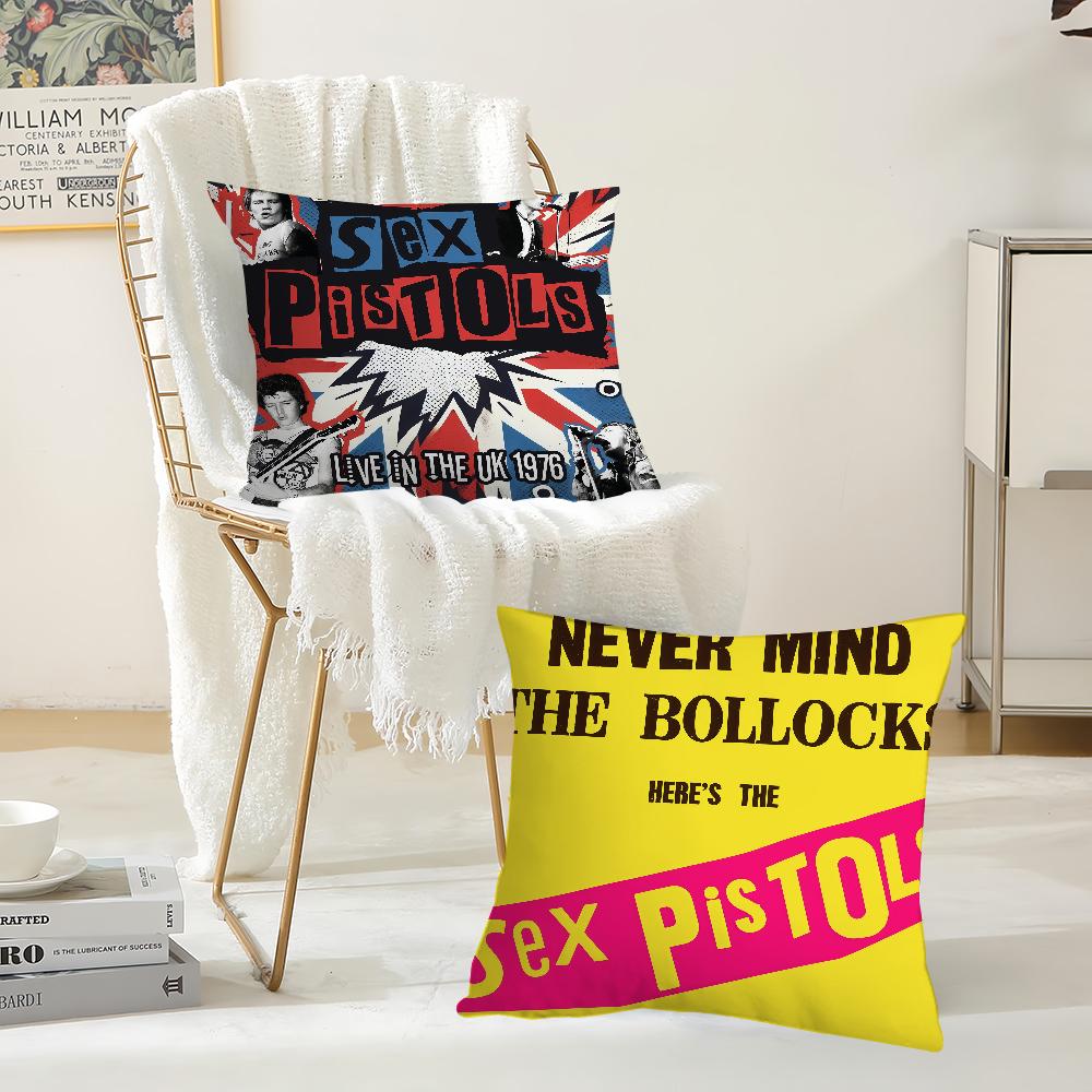 Band Sex P-Pistols-S Pillow Case Suitable For Bedrooms Living Rooms Cars Home Decoration