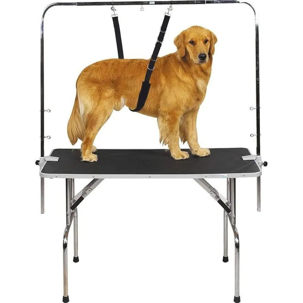 Регулируемый нейлоновый ремень для ухода за домашними животными, ремень для купания домашних животных, D-образное кольцо для стрижки собак и кошек малого и среднего размера