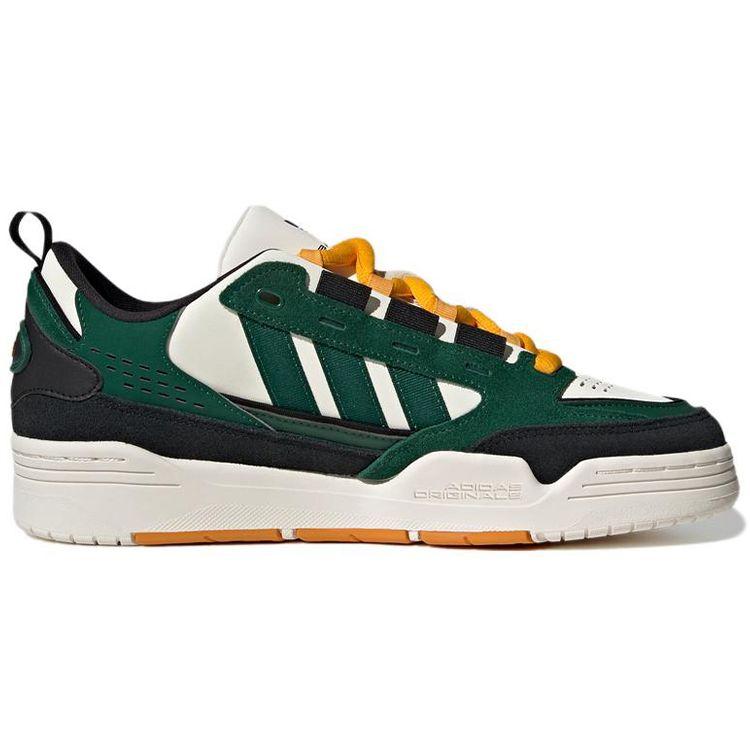Adidas Originals Adi2000 Comfortable Non-Slip Durable Low-Top Skate Shoes Unisex Sneakers White Green HQ6337