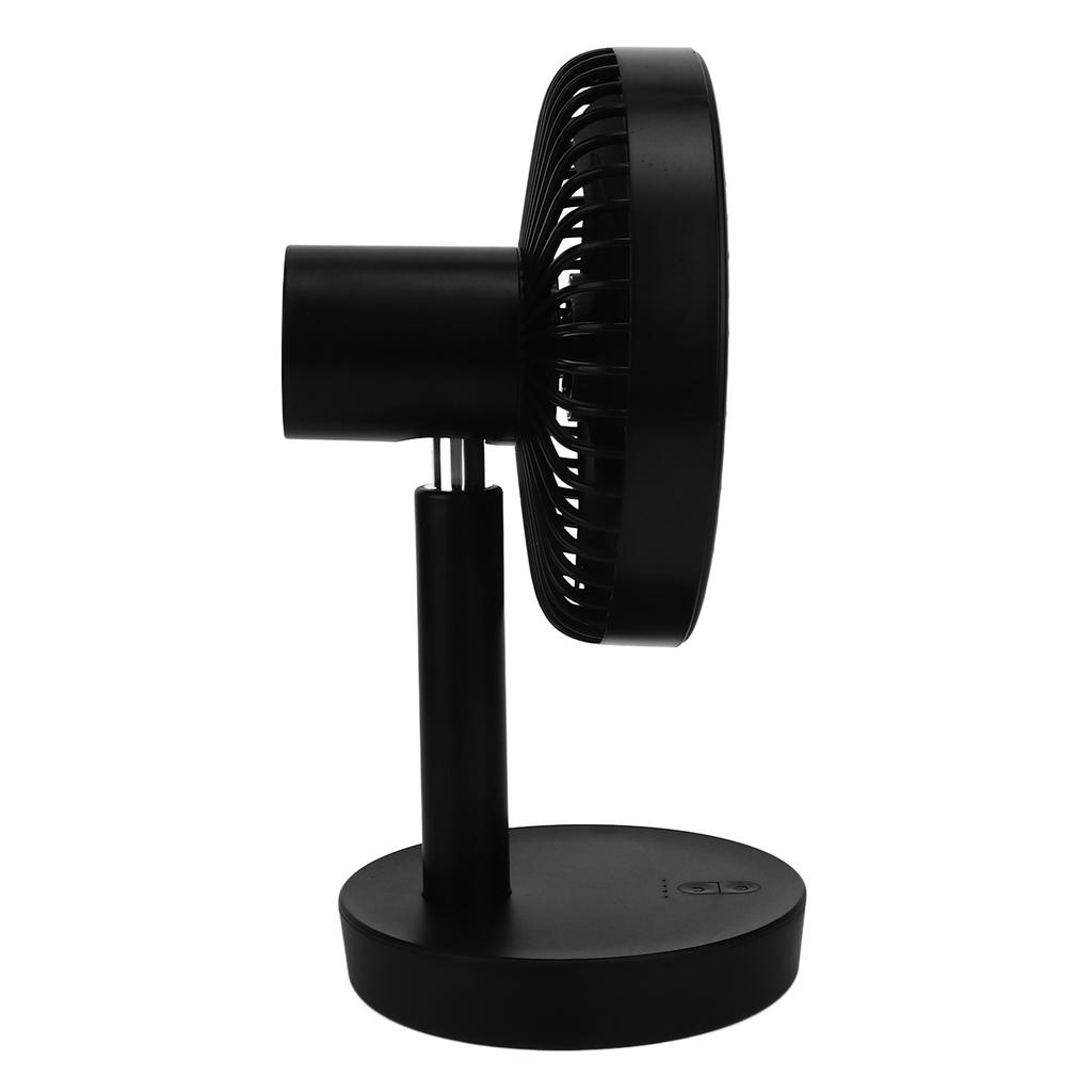 3 Speed USB Desktop Oscillating Fan 5 Blade Gentle Wind Small Personal Desk Fan with Automatic