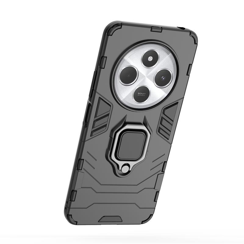 Бронированный противоударный чехол для Xiaomi Redmi 14C 14 C Redmi14C 4G магнитный автомобильный держатель-кольцо подставка задняя крышка для POCO C75 C 75 POCOC75