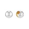 Champagne Full Moon Silver (C) Point One-Touch Earrings S Hl2E33200C9Xxx