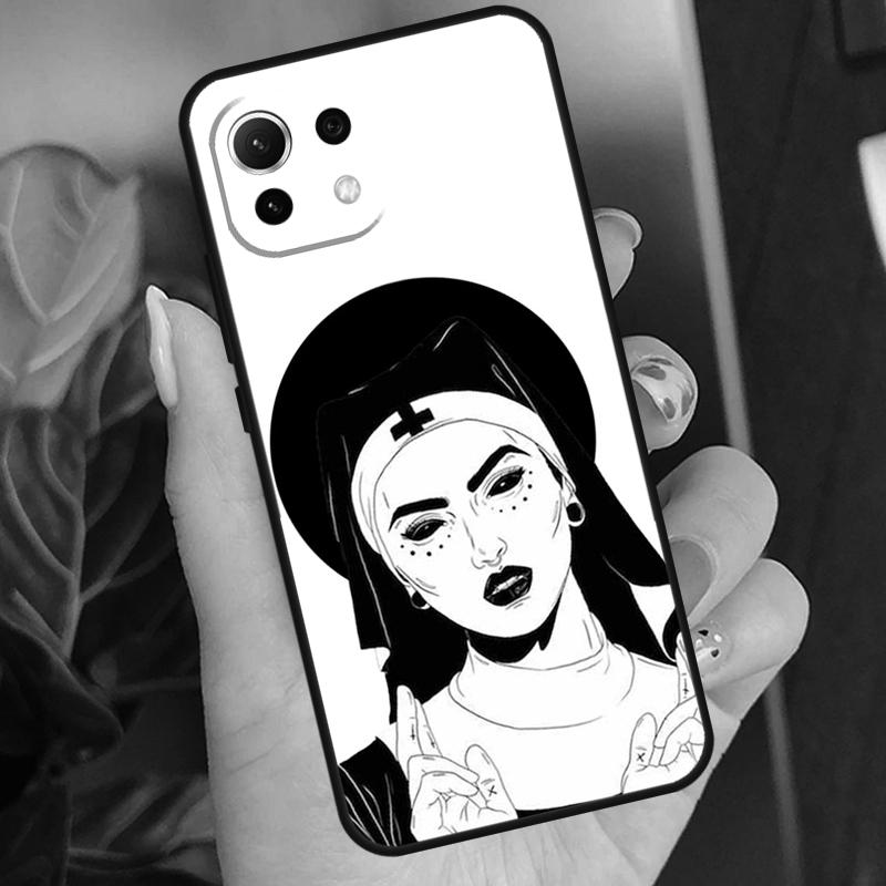 Sister Style Nun Sexy Girl Case For Xiaomi 15 14 Ultra 13T 14T 15T Pro 17 Pro Max POCO X7 Pro X5 X6 F5 F6 F7 F8 Coque