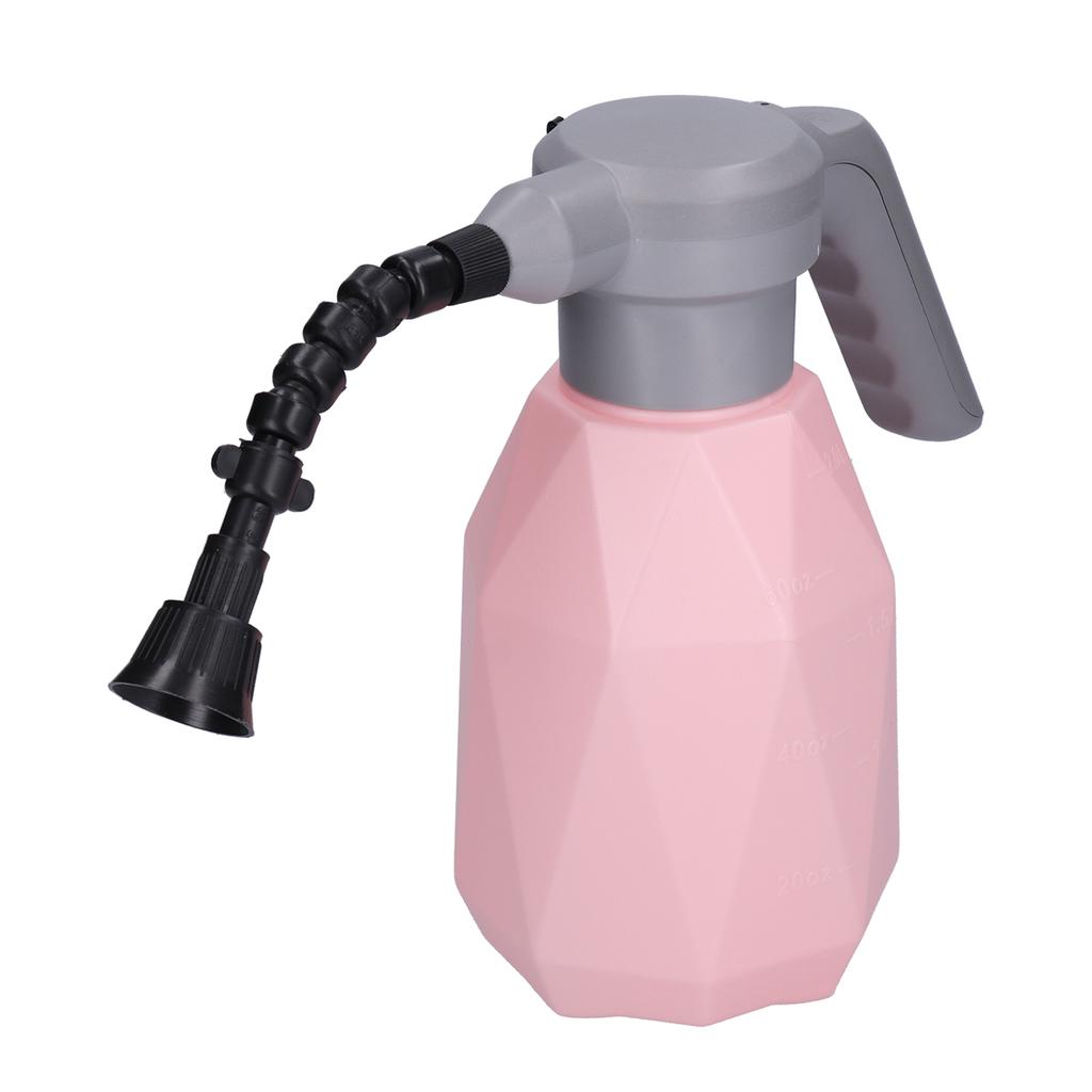 2L Watering Bottle Electric Household Cleaning USB Universal Gardening Sprinkler Watering PotPink