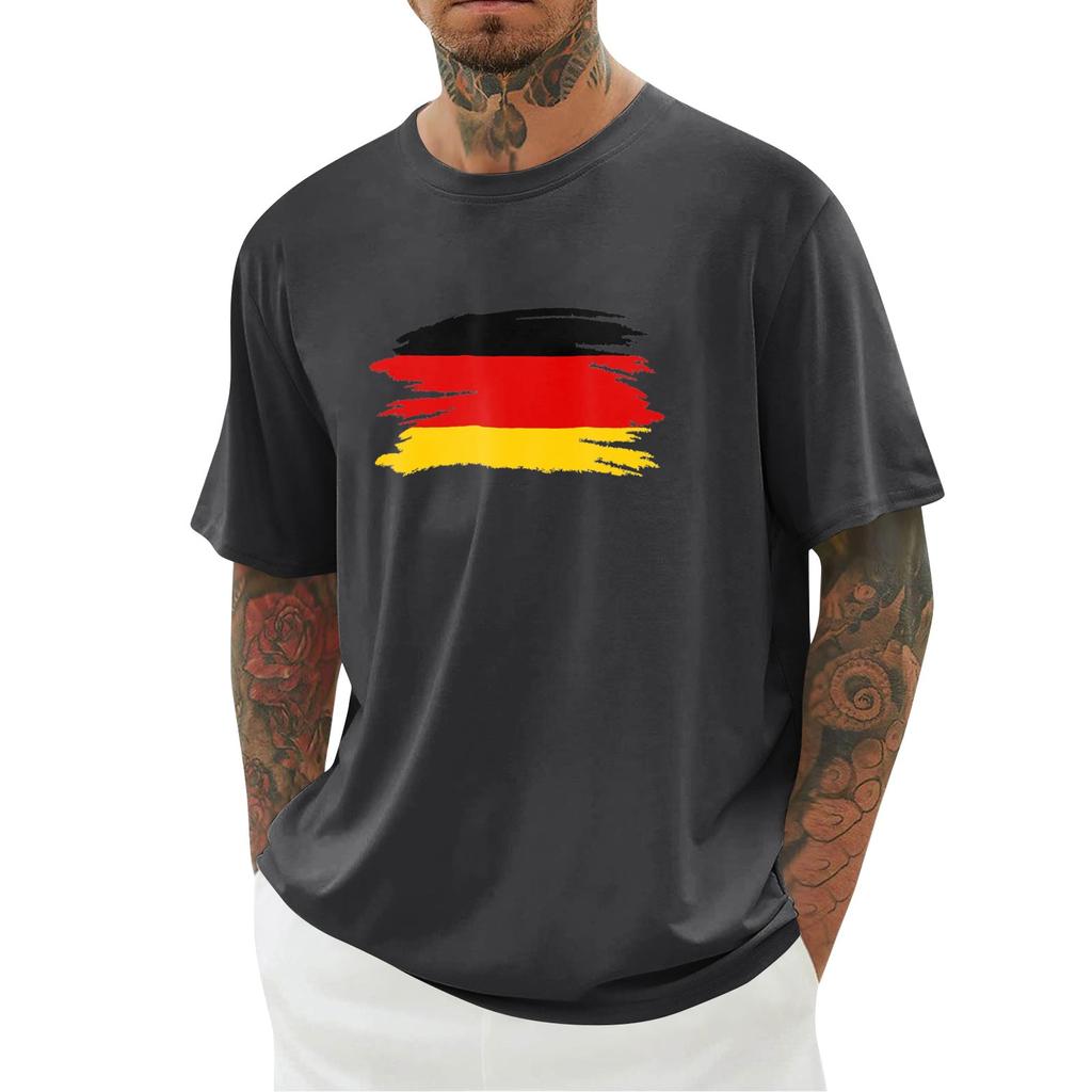 Унисекс Летняя футболка с принтом Унисекс Свободный повседневный топ с короткими рукавами