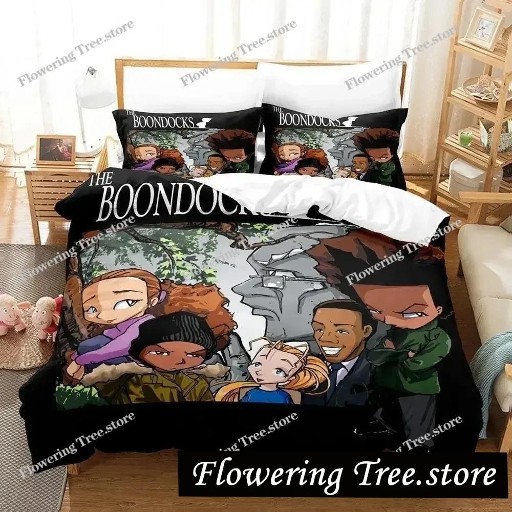 Новый комплект постельного белья The Boondocks Single Twin Full Queen King Size комплект постельного белья Aldult Kid Bedroom Duvetcover Sets 3D Anime Bed Sheet Set