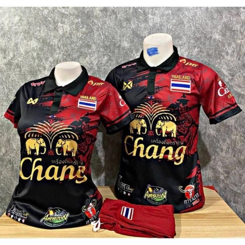 ТАИЛАНД Национальная Футбольная Футболка Поло Спортивная Тренировочная ДЖЕРСИ ПРИНТ Поддержки Быстросохнущая С Коротким Рукавом Униформа Дизайн Логотипа Слона Полиэстер Спандекс