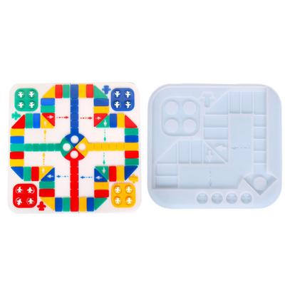 Форма для силиконовой смолы | Силиконовые формы для летающих шахмат | Полноразмерные 3D формы для литья эпоксидной смолы для шахмат для DIY