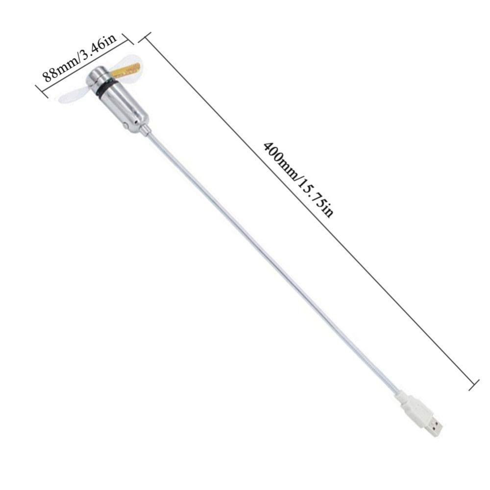 Дисплей времени и температуры Часы Охлаждающий вентилятор Регулируемый светодиодный вентилятор для часов Мини-ПК Ноутбук