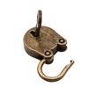 Bronze Metal Vintage Lock Mini Old With Key Padlocks