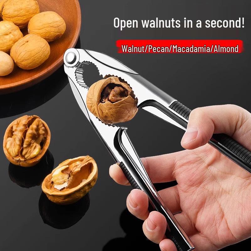 Щипцы для колки орехов из цинкового сплава для грецких орехов, кедровых орехов, фундука и пекана