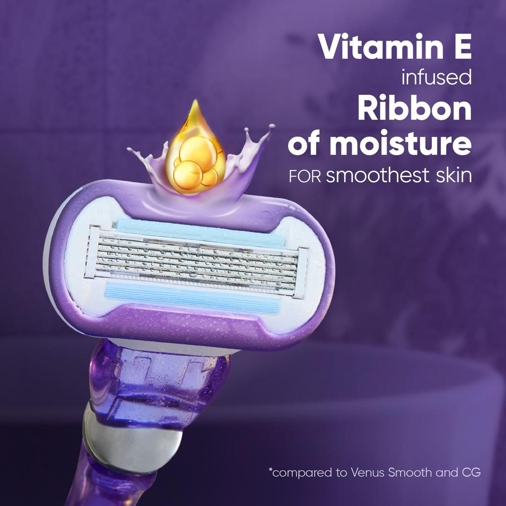 Gillette Venus Свирл | Бритва для удаления волос | Бритва для женщин | Подвижная ручка Flexi-ball | Без пропущенных волосков