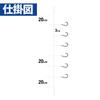 Hayabusa Kore Ichiban Розовый Кожаный Сабики 6 Крючков 6-1 HS710-6-1