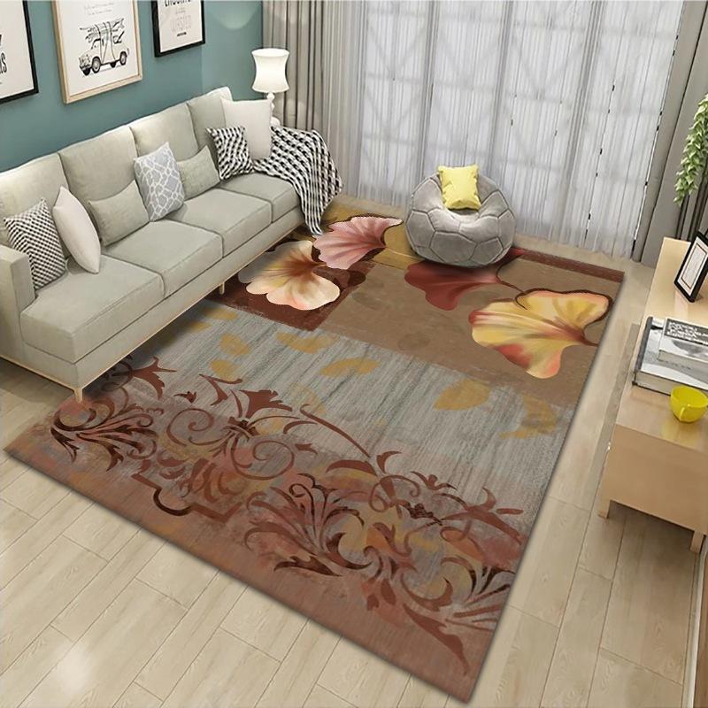 Ethnic Style Carpet Living Room New Chinese Style Large-area Retro Carpet Bedroom Floor Mat