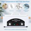 Metal Tools Sterilizer Dry Heat Sterilizer 300w High Temperature Sterilization Suitable Nail Salon Medical Tools Barber Shop