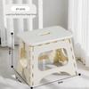 Portable Outdoor Folding Mini Stool - Compact and Durable Plastic Design