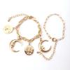 Fashion Multilayer Necklace Golden Cowboy Cowgirl Choker Adjustable Metal Collarbone Chain  Gift