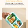 Ланч-бокс Bento, герметичный, с крышками, многоразовый, для хранения еды и закусок, штабелируемый, безопасный для посудомоечной машины, контейнеры для офиса, путешествий, дома