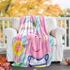 1pc Peppa Pig2 Theme Blanket - Digital Print, Polyester, Cozy for All Seasons, Perfect for Outdoor, Camping, and Travel