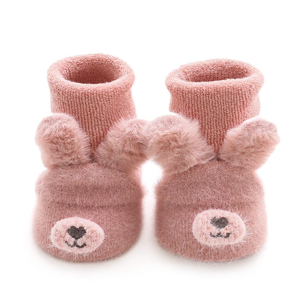 Soft Toddler Socks Warm Plush Floor Socks Fashion Baby Socks Floor