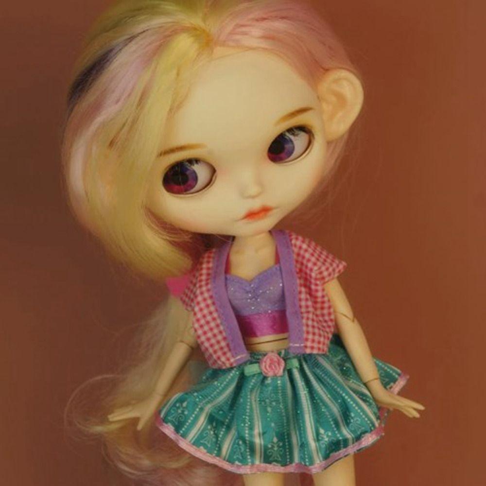 Милые Элегантные Джинсы Брюки Модная Юбка из Газа Принцессы для кукол azone19 ICY DBS Для кукол blythe