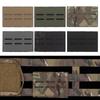 Three Rows Girdle Panel 12x8cm Belt Molles Adapter Men's Belt Equipment Tacticals Belt Accessories for Hunting