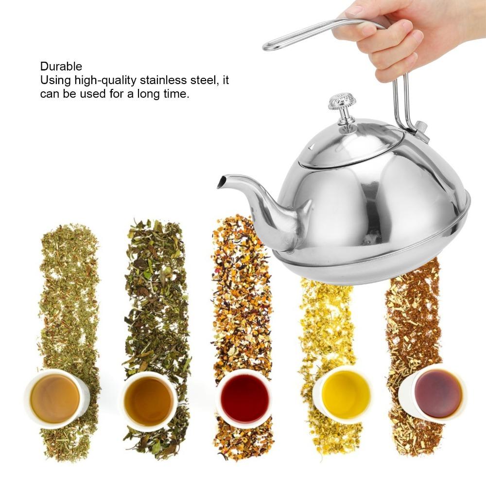 With Tea Infuser Tea Kettle Large Capacity Tea Pot Durable Stovetop Kettle  For Loose Tea