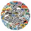50PCS Outdoor Travel Fishing Diving Graffiti Stickers - Unique Decor for Luggage, Bikes & Skateboards AnimeWorlds Store