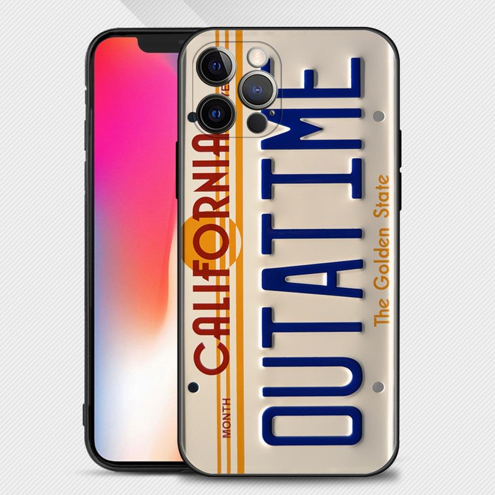 Ретро забавный номерной знак автомобиля чехол для Apple iPhone 15 14 13 12 11 Pro Mini XS Max XR X 7 8 Shell Capa