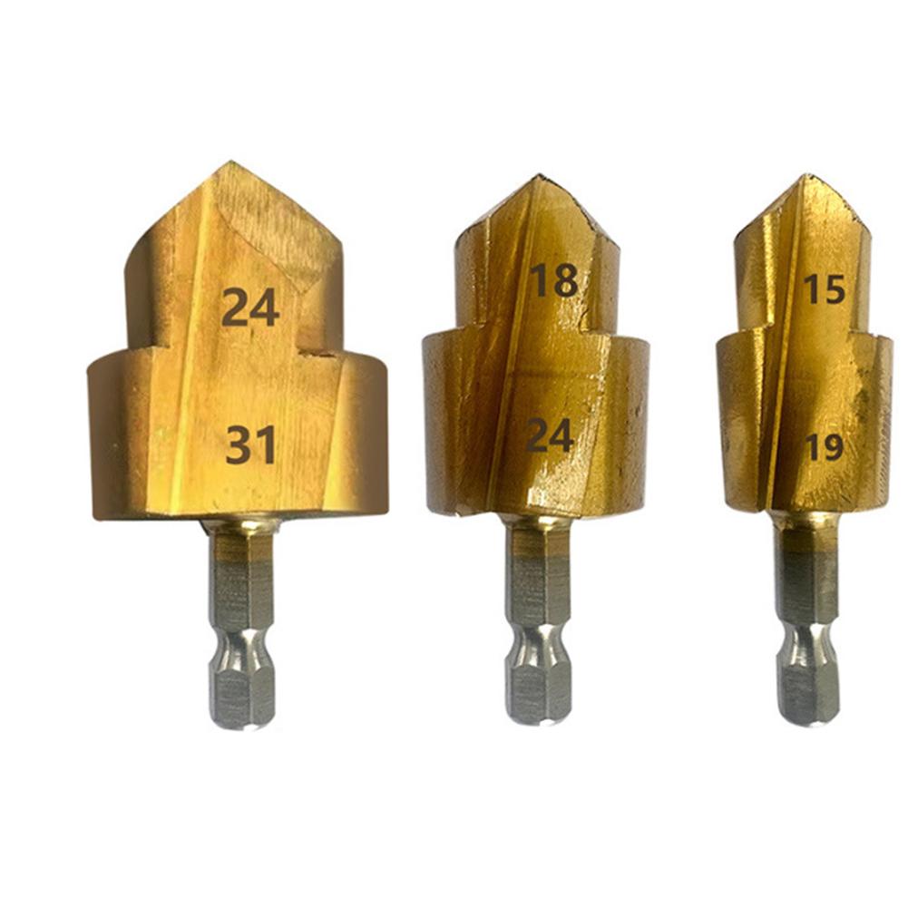 1/3 шт. PPR подъемное ступенчатое сверло с шестигранным хвостовиком инструмент для соединения водопроводных труб 20/25/32 мм полностью открытый технологический расширитель водопроводных труб