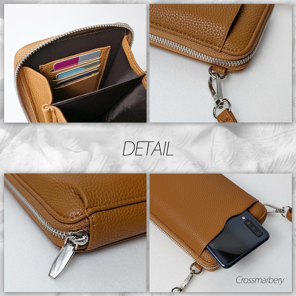 Сумка через плечо для смартфона, кошелька через плечо, держателя для карт, синтетическая, на каждый день, CY114, синяя [Cross Marberry], женская, маленькая, легкая,