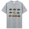 New Tanks M4 Sherman Panzer IV Tiger II T-34 T-Shirt Men Casual Cotton TShirt Cool T Shirt Tees Harajuku Streetwear