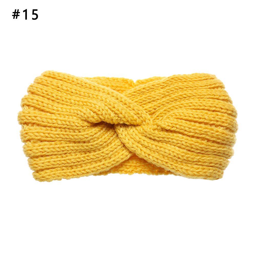 Теплые аксессуары для волос Женские плетеные повязки на голову с перекрестом Крючком Тюрбан Вязаные головные уборы Повязка на голову