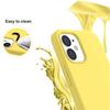 Защитный чехол - E.F.Connection - для iPhone 13 Pro Max - Желтый Силикон - Противоскользящий - 2 Закаленных Стекла