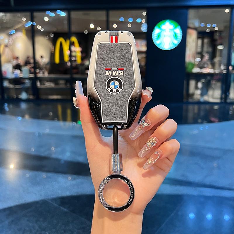 Car Key Case Cover LED Display For BMW 5 7 Series G11 G12 G30 G31 G32 i8 I12 I15 G01 X3 G02 X4 G05 X5 G07 X7 Keyring Accessories