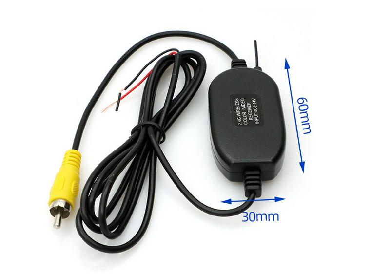 Автомобильная WiFi HD камера ночного видения, водонепроницаемая камера заднего вида с обнаружением слепых зон и беспроводным приемником 2.4G